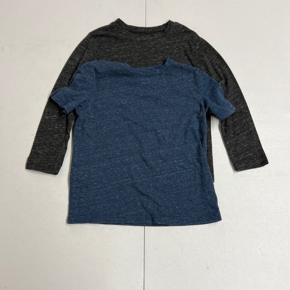 Kids Blue and Gray T-Shirt Set